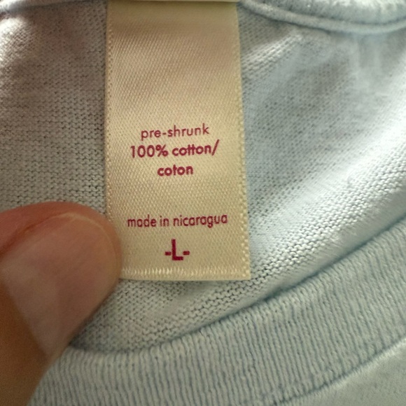 Women’s light blue T-shirt with bird - Picture 4 of 4